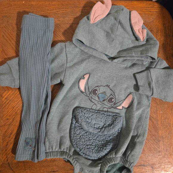 Stitch 9-12 month Disney baby outfit - Picture 1 of 5